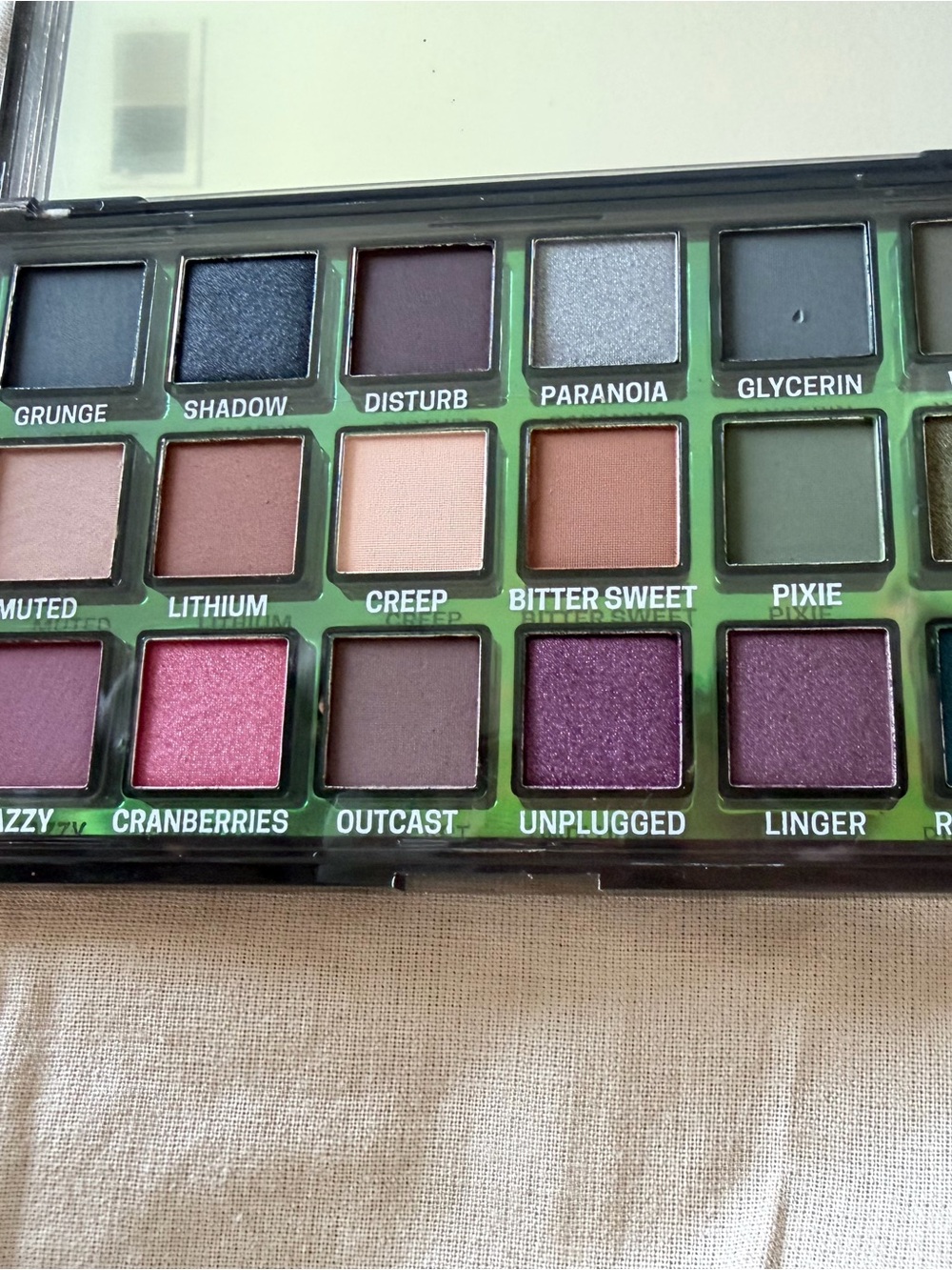 City Color Cosmetics Grunge Pressed Pigment Eyeshadow Palette